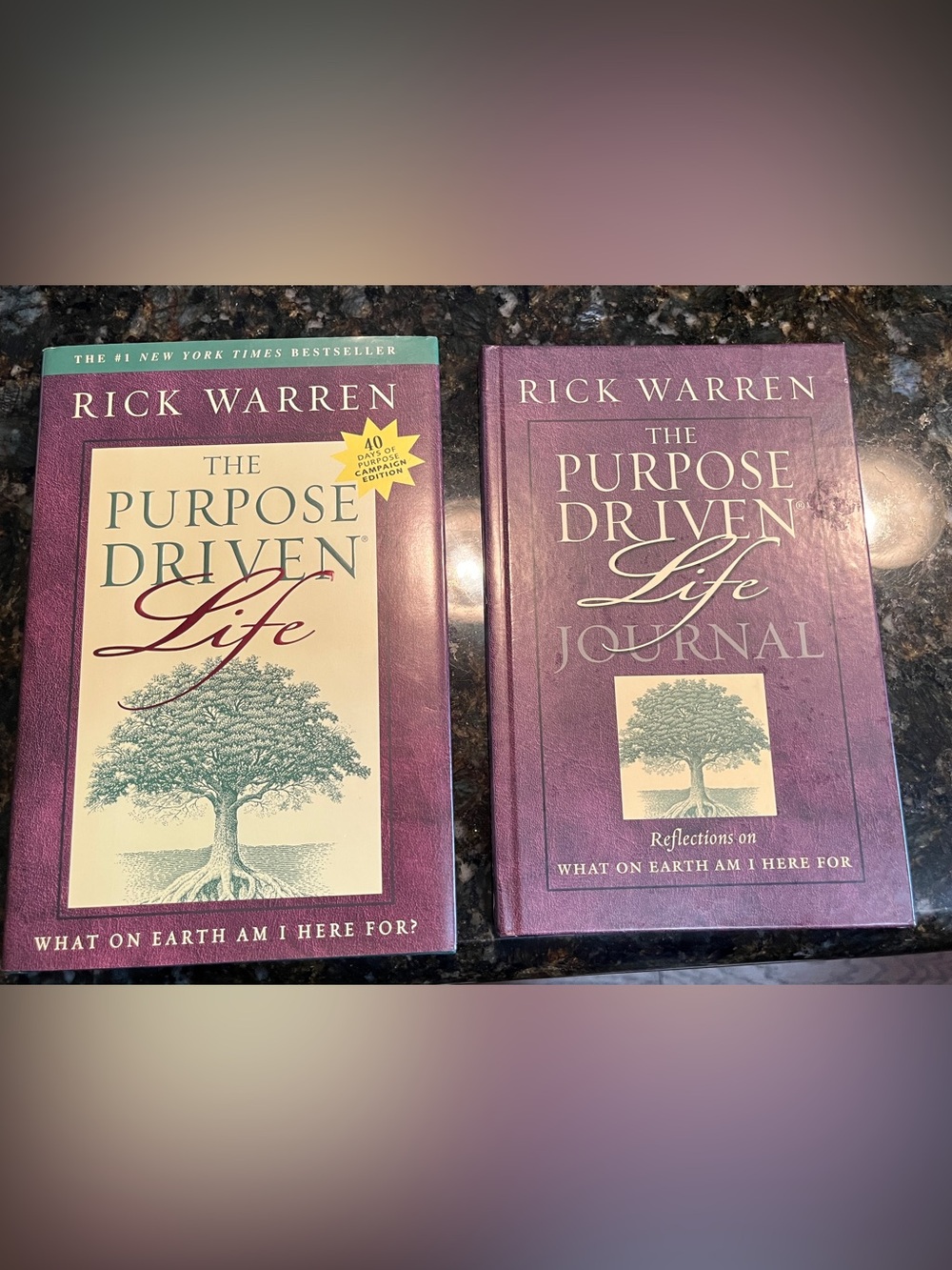Rick Warren The Purpose Driven Life Book & Journal - hardback New without tags